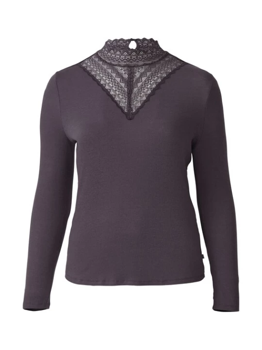 Foto van product QS Shirt aubergine