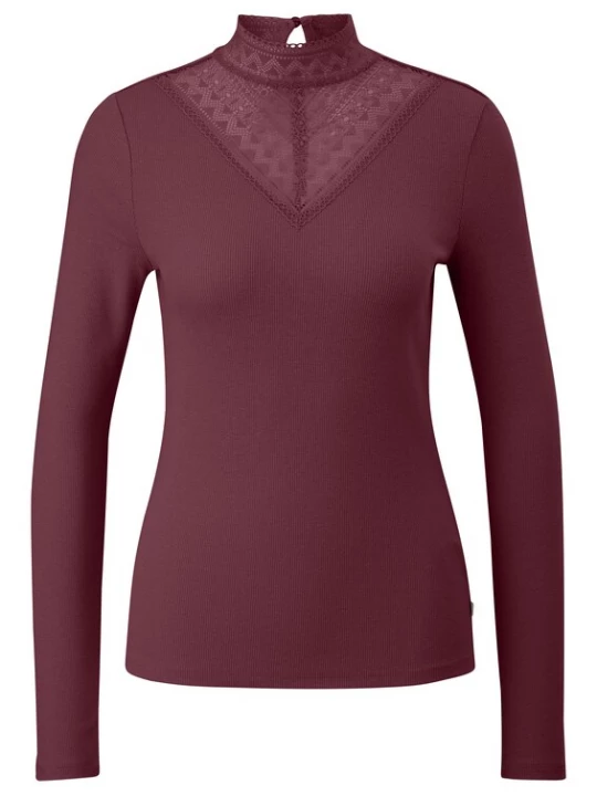 Foto van product QS Shirt bordeaux