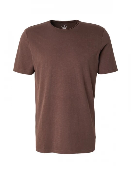 Foto van product QS Shirt bruin