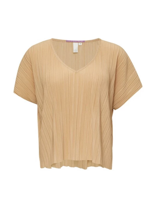 Foto van product QS Shirt camel
