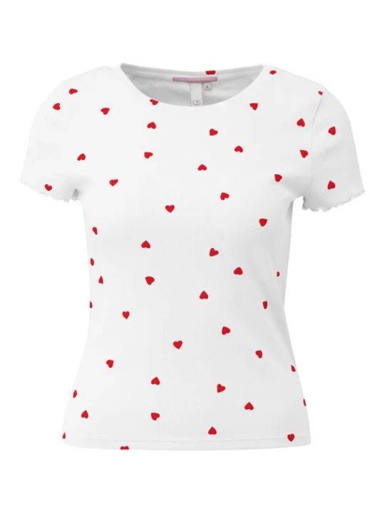 Foto van product QS Shirt crème