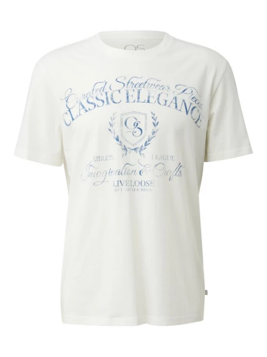 Foto van product QS Shirt crème
