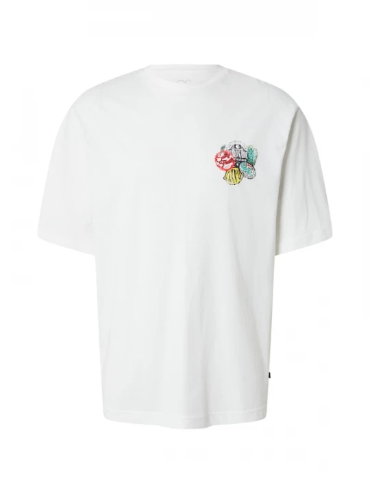 Foto van product QS Shirt crème / geel / rood / zwart