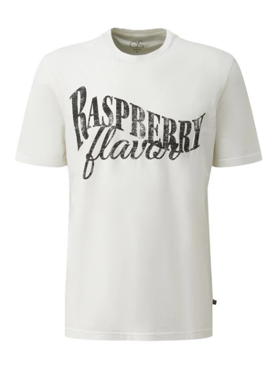 Foto van product QS Shirt crème / zwart
