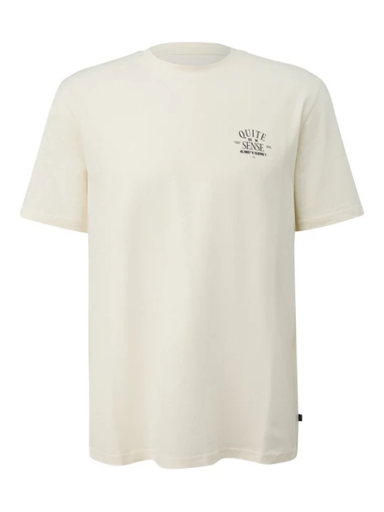Foto van product QS Shirt crème / zwart