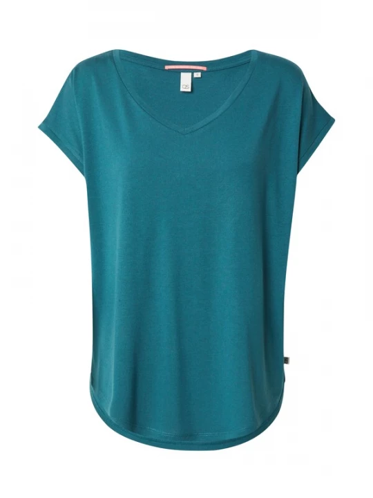 Foto van product QS Shirt cyaan blauw