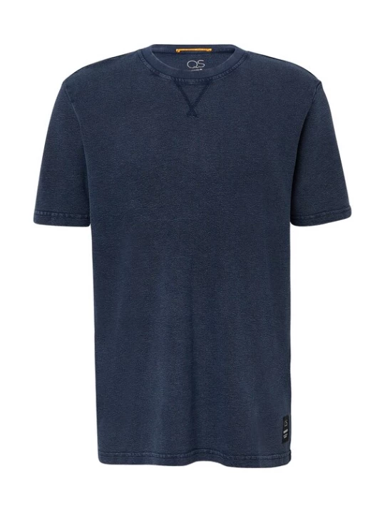 Foto van product QS Shirt donkerblauw