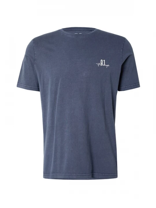 Foto van product QS Shirt enziaan / wit