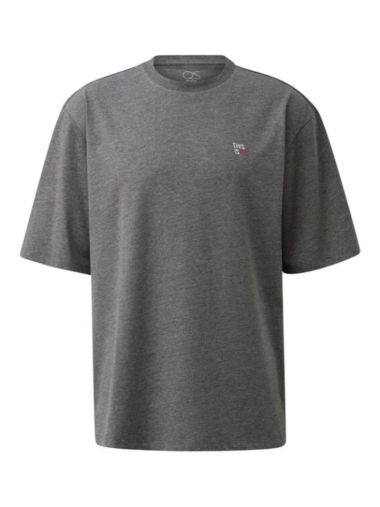 Foto van product QS Shirt grijs