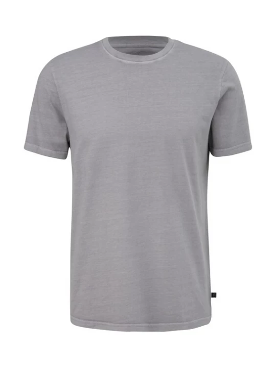 Foto van product QS Shirt grijs gemêleerd