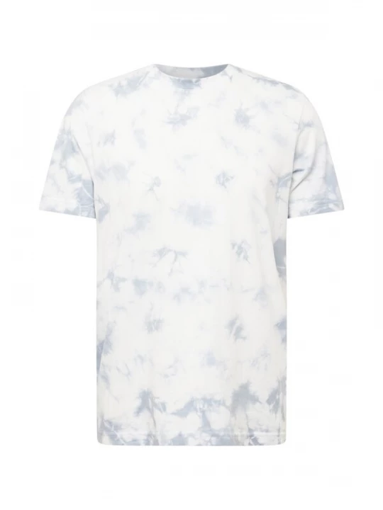 Foto van product QS Shirt grijs gemêleerd / wit
