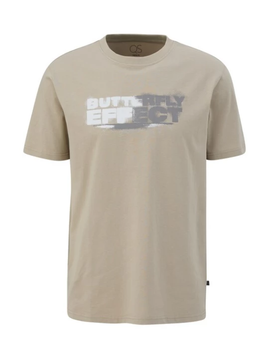 Foto van product QS Shirt grijs / lichtgrijs / donkergrijs