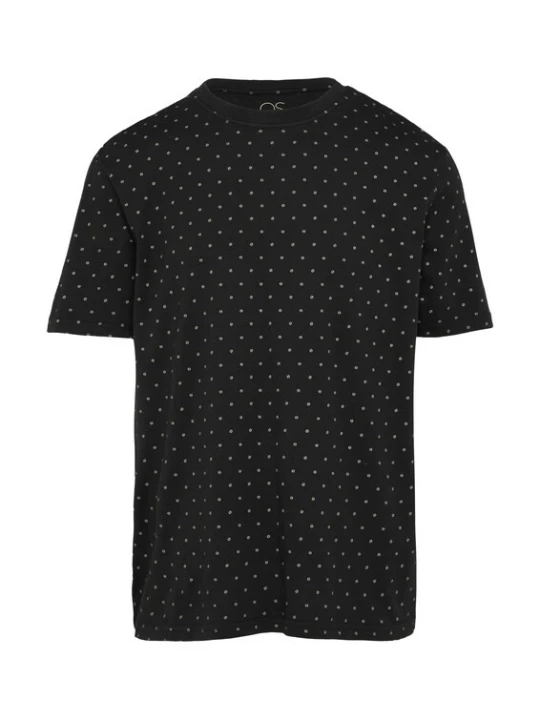 Foto van product QS Shirt grijs / zwart