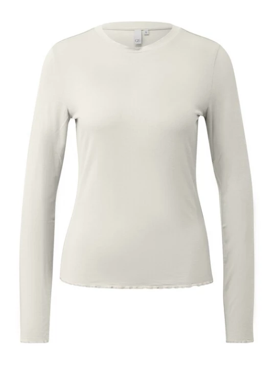 Foto van product QS Shirt lichtbeige