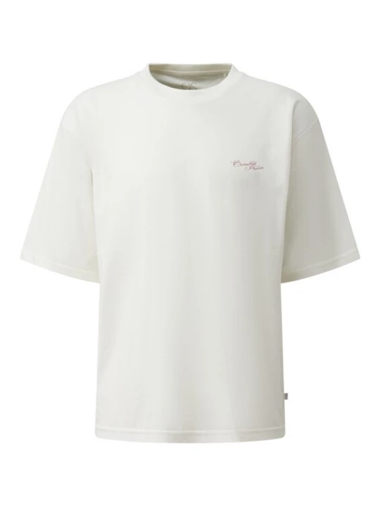 Foto van product QS Shirt lichtbeige / petrol / rosa / zwart