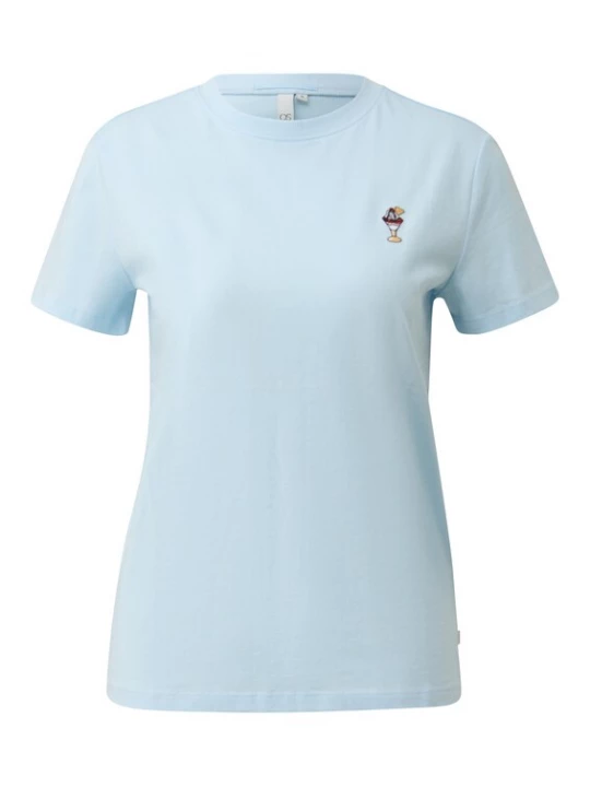 Foto van product QS Shirt lichtblauw