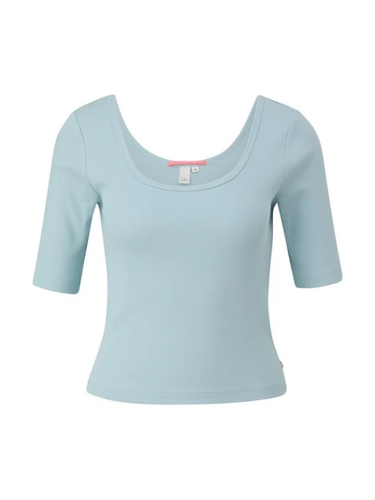 Foto van product QS Shirt lichtblauw
