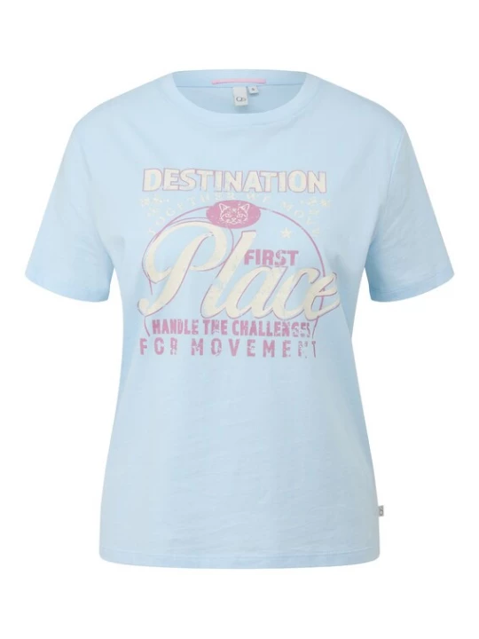 Foto van product QS Shirt lichtblauw