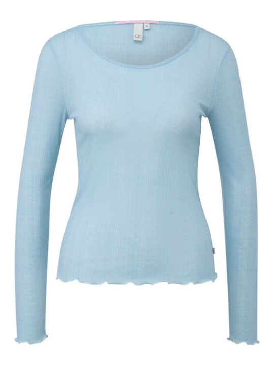 Foto van product QS Shirt lichtblauw