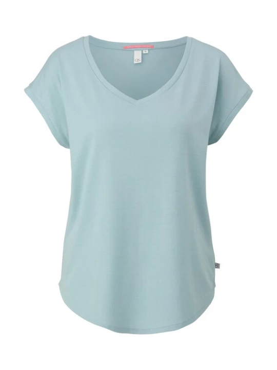Foto van product QS Shirt lichtblauw