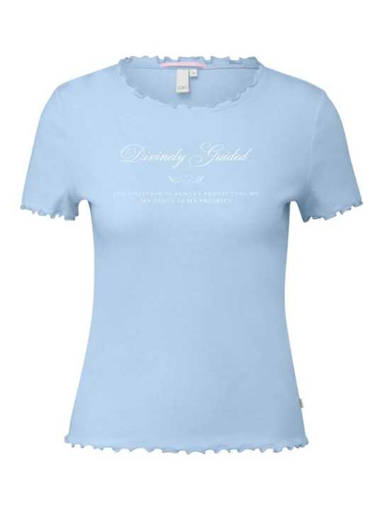 Foto van product QS Shirt lichtblauw