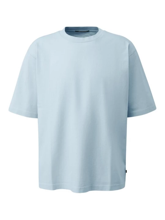 Foto van product QS Shirt lichtblauw / wit