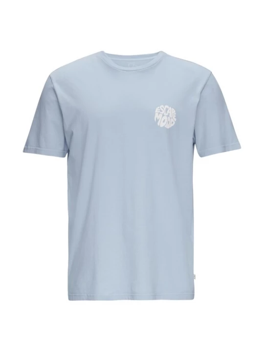 Foto van product QS Shirt lichtblauw / wit