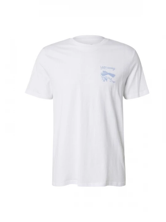 Foto van product QS Shirt lichtblauw / wit
