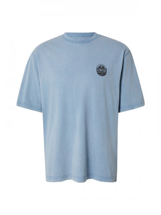 Foto van product QS Shirt lichtblauw / zwart