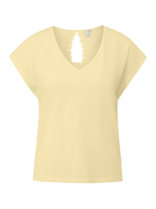 Foto van product QS Shirt lichtgeel