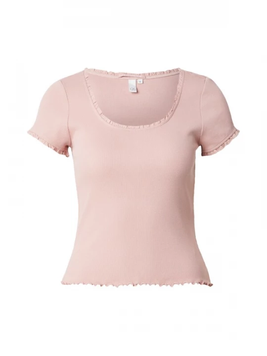Foto van product QS Shirt lichtroze