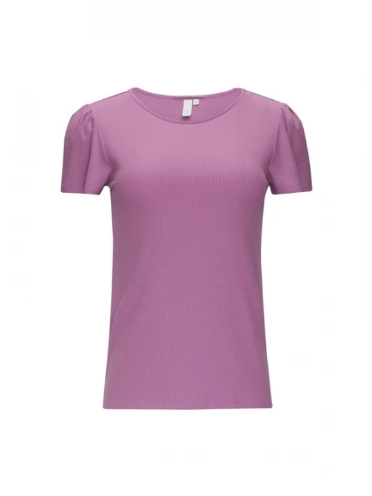 Foto van product QS Shirt 'Q / designed by - T-shirt' lila
