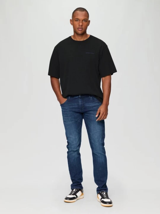Foto van product QS Shirt lila / zwart / wit