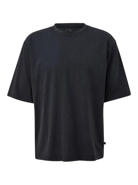 Foto van product QS Shirt marine / zwart / offwhite