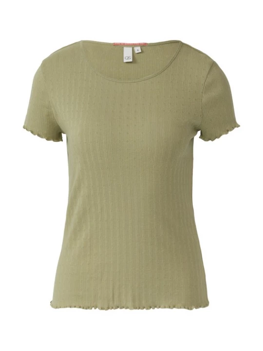Foto van product QS Shirt olijfgroen