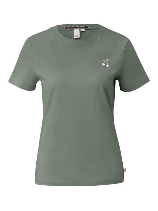 Foto van product QS Shirt olijfgroen