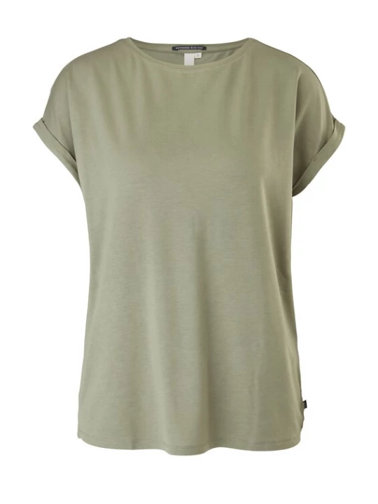 Foto van product QS Shirt olijfgroen