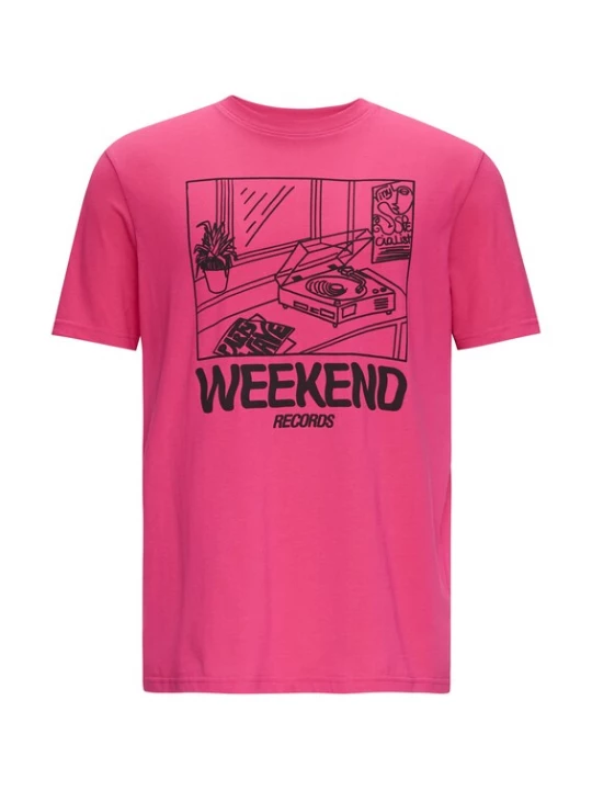 Foto van product QS Shirt pink / zwart