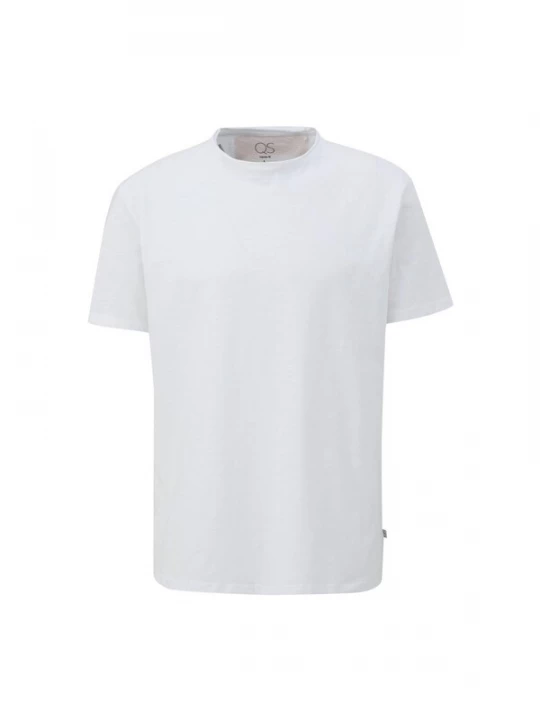 Foto van product QS Shirt 'Q / designed by - Heren t-shirt' wit
