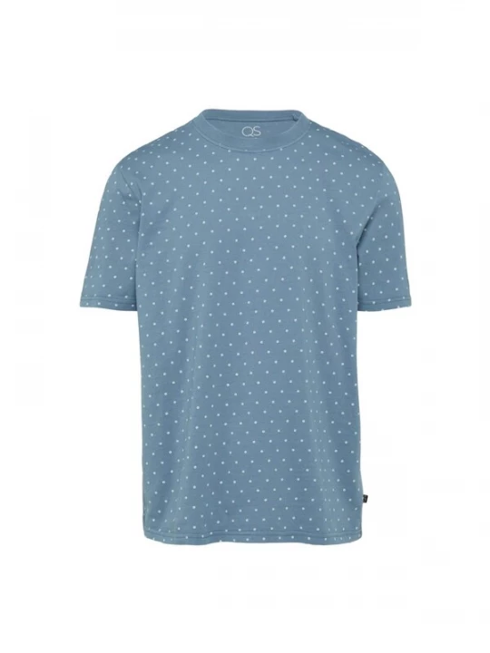 Foto van product QS Shirt 'Q / designed by - T-shirt' blauw