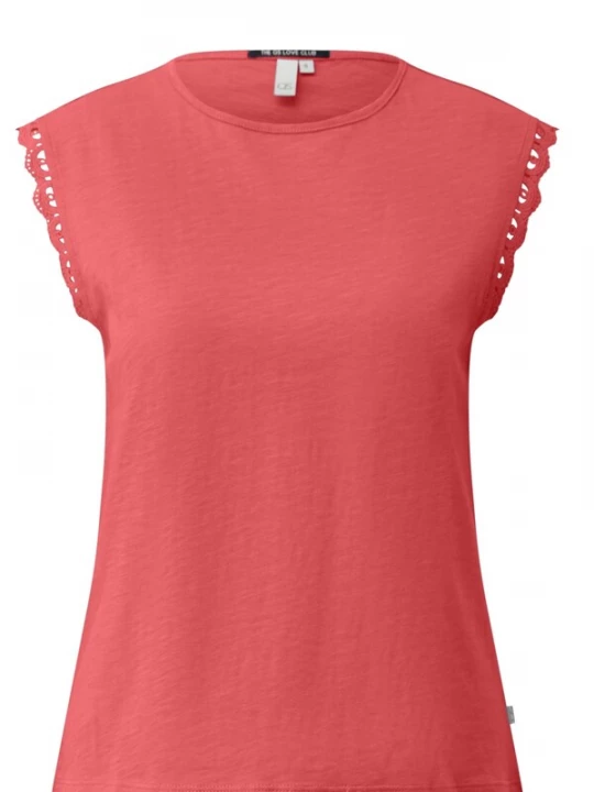 Foto van product QS Shirt 'Q / S designed by - Dames t-shirt' blauw