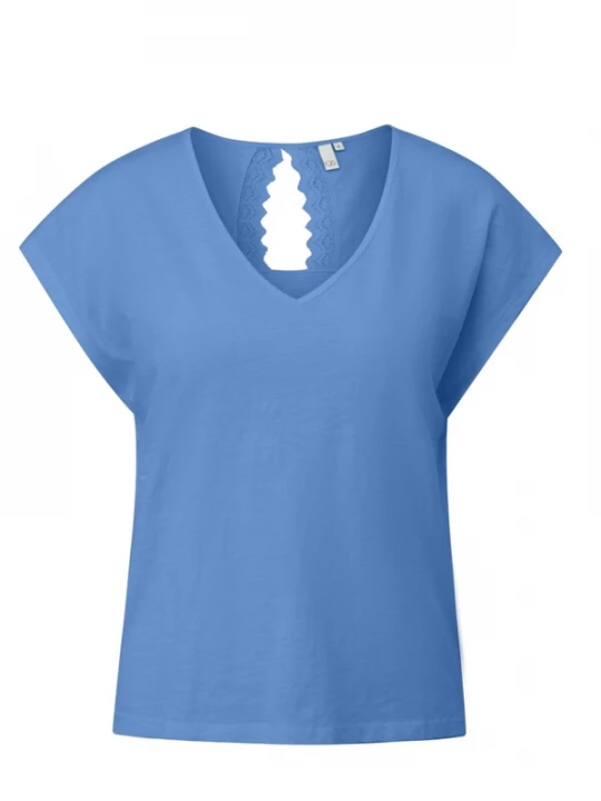 Foto van product QS Shirt 'Q / S designed by - Dames t-shirt' blauw
