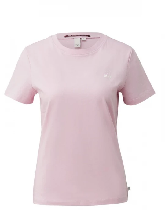 Foto van product QS Shirt 'Q / S designed by - Dames t-shirt' pink
