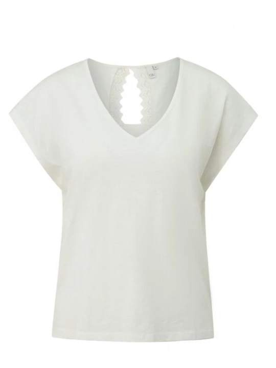 Foto van product QS Shirt 'Q / S designed by - Dames t-shirt' geel