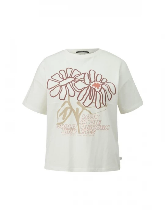 Foto van product QS Shirt 'Q / S designed by - Dames t-shirt' wit