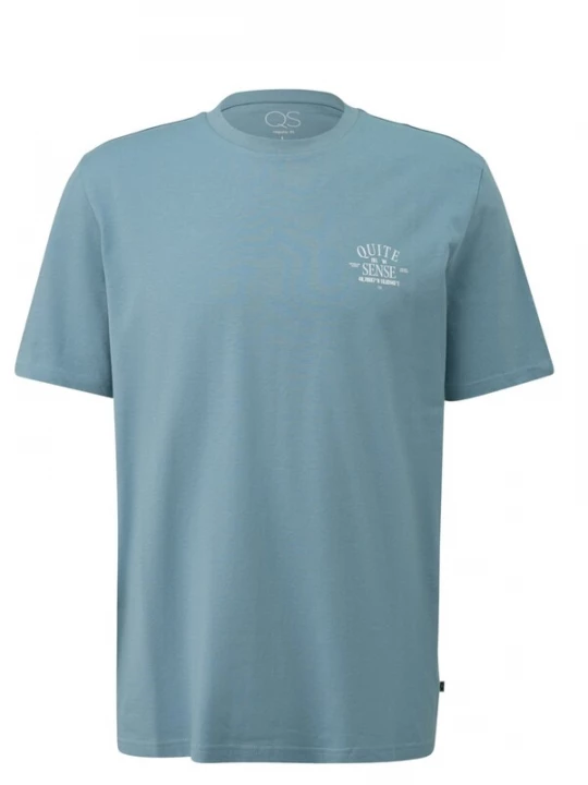 Foto van product QS Shirt 'Q / S designed by - Heren t-shirt' blauw