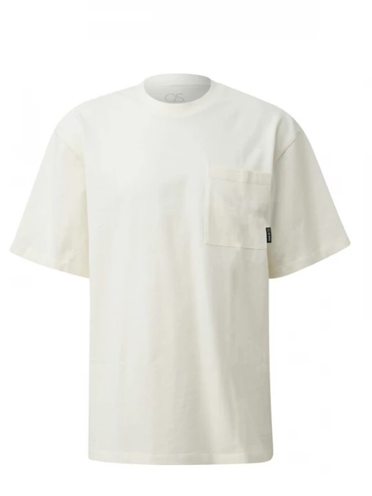 Foto van product QS Shirt 'Q / S designed by - Heren t-shirt' crème