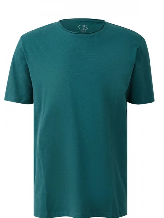 Foto van product QS Shirt 'Q / S designed by - Heren t-shirt' groen