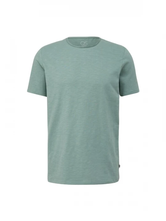 Foto van product QS Shirt 'Q / S designed by - Heren t-shirt' groen