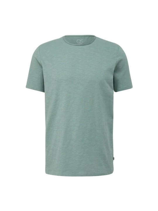 Foto van product QS Shirt 'Q / S designed by - Heren t-shirt' groen